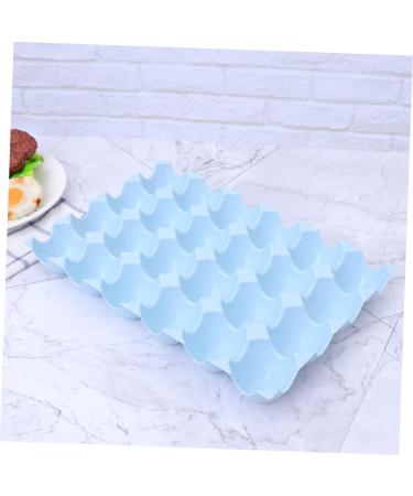 Uonlytech 3pcs Egg Container Egg Holder Organizer Recyclable Egg Deviled Egg Holder Egg Carrier Wheat Egg Rack - Buy Online on GoSupps.com