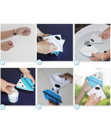 Glass Cleaner Double-Sided Wiping High-Rise Double-Layer Hollow Magnetic Cleaning and Cleaning Window Cleaner Artifact - Buy Online on GoSupps.com