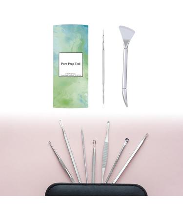 MERIGLARE Pore Prep Tool Pimple Blackhead Removers with Storage Case Beauty Salon Tool Blackhead Extractions Tool for Comedone Gifts - Buy Online on GoSupps.com