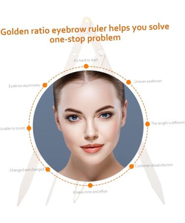 TOVINANNA Eyebrow Tools 2 Pcs Second Generation Brow Shaping Kit Eyebrow Kits Molds Make up Stainless Steel Set 25x5x0.6cmx2pcs Silverx2pcs - Buy Online on GoSupps.com