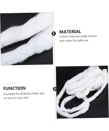 FOMIYES Pure Cotton Strips - Medium Cosmetic Makeup & Degreasing Pads for Salon Use | 1 Roll - Buy Online on GoSupps.com