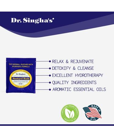 Dr. Singha's Mustard Bath - Therapeutic Bath Salts 2 oz | Relax & Revitalize - Buy Online on GoSupps.com