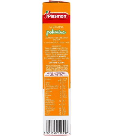  Italian Gourmet E.R. Infancy Weaning From 6 Months Plasmon Pastes 340g + Pulp Italian Gourmet Pulp 400g Set of 6 - Buy Online on GoSupps.com