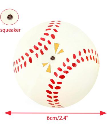 Chiwava 4-Pack 2.4 Latex Dog Toys for Small & Medium Dogs - Interactive Squeaky Chew Toys - Buy Online on GoSupps.com