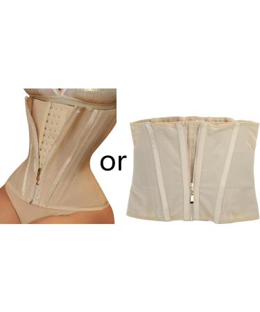Antanzhizhuang Waist Trainer for Women - Sports Belt for Body Shaping Belly Control & Weight Loss | Nylon & Spandex | Silver - Buy Online on GoSupps.com