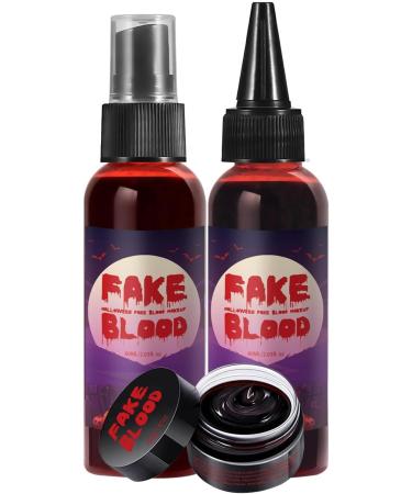  Generisch Halloween Blood - Makeup Spray - 160 ml - Special Effect - Washable - For Clothes and Face Zombies - Buy Online on GoSupps.com