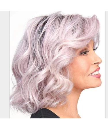 BGHJUE Pink Curly Lace Front Wig - Pre Plucked Human Hair for Black Women | Brazilian Remy Quality - Buy Online on GoSupps.com