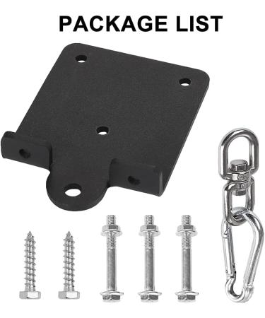 KSWLOR Heavy Punching Boxing Bag Hanger - 360 Rotation Wall/Ceiling Mount Bracket for Muay Thai Training & Aerial Yoga Swing - Buy Online on GoSupps.com