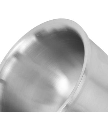 Tmishion Men's Stainless Steel Shaving Bowl - Professional Portable Soap Cup for Home & Salon | Perfect for Razor Foam & Grooming - Buy Online on GoSupps.com