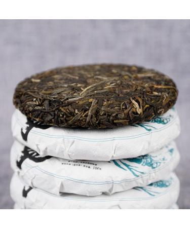 HQZM Yunnan Mengku Five Village Puerh Raw Tea Spring Tea 100g*5 Experience Five Unique Flavors - Buy Online on GoSupps.com