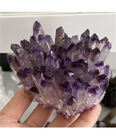 for 300g+Amethyst Quartz Crystal Cluster Reiki Samples Home Decoration Crystal for Her for Girlfriend Crystal Gemstones and Crystal Stone Mineral Specimen - Buy Online on GoSupps.com