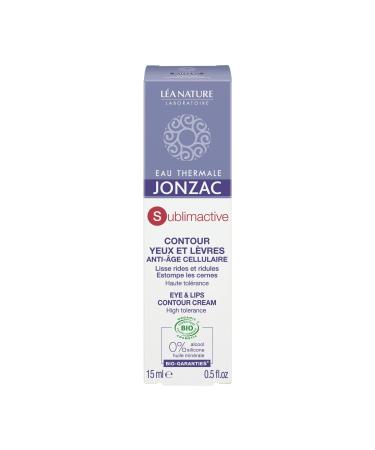 Jonzac Sublimactive Instant Youth Eye and Lip Contour Cream Cosmetics ORGANIC 1 Pack (1 x 15 ml)