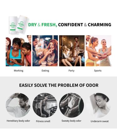 ibcccndc Aluminum Free Natural Deodorant for Women and Men | Keeps Underarms Light and Dry | Variety Pack of 3 in Coconut & Vanilla Lavender & Rose Cucumber & Mint Scents - Buy Online on GoSupps.com