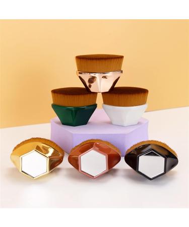 Flat Head Makeup Brush with dustproof Box with Mirror Portable Beauty Tool Box Magic Foundation Brush (Size : C) - Buy Online on GoSupps.com