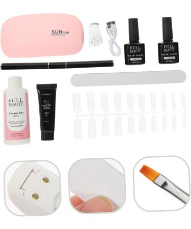 POPETPOP Fake Nails 1 Set Pieces manicure tools set nail builder kit poly extension kit nail extension tool nail art lamp salon nail de gel manicure lamp seal plastic nail polish - Buy Online on GoSupps.com