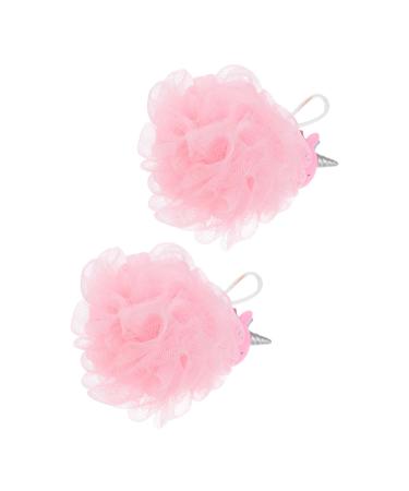 2pcs Unicorn Bath Ball Children Bath Scrubber Toddler Bath Poufs Cartoon Shower Mesh Ball Kids Bath Scrubber Cartoon Bath Ball Kids Bath Poufs Unicorn Bath Mesh Ball 1 Count (Pack of 1)