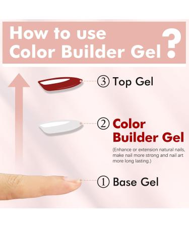 FZANEST No HEMA Builder Gel Nude Building Nail Gel for Nail Apex and Extension Strengthener Hard Gel in Bottle LED UV Soak Off Gel Nail Polish - Buy Online on GoSupps.com