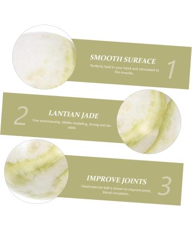 Solustre Gymnastics Massage Balls | Acupressure Fitness Balls for Daily Exercises & Relaxation | Handball Jade Gifts - Buy Online on GoSupps.com