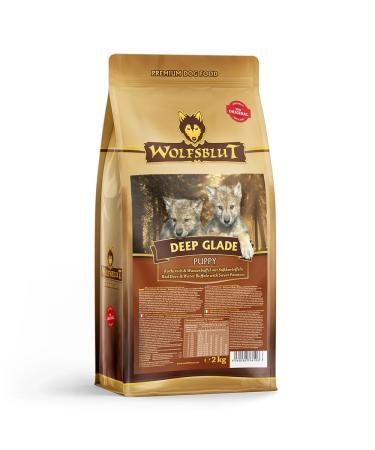 Wolfsblut - Deep Glade Puppy - 2 kg - red deer and water buffalo - dry food - dog food - grain -free deep glade 2 kg (1 Pack)
