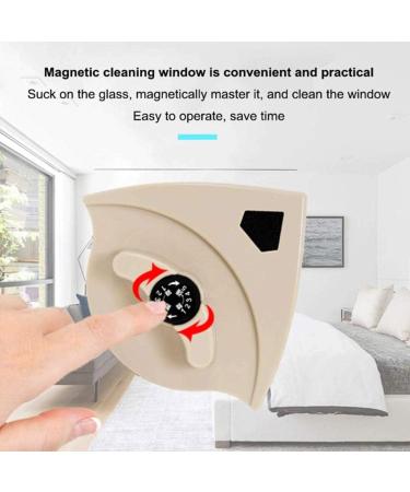 Double-Sided Window Cleaning Brush Glass Wiper Magnetic Cleaning Tools Outside Window Cleaner Magnetic Suitable for Home Car 8-30 mm - Buy Online on GoSupps.com