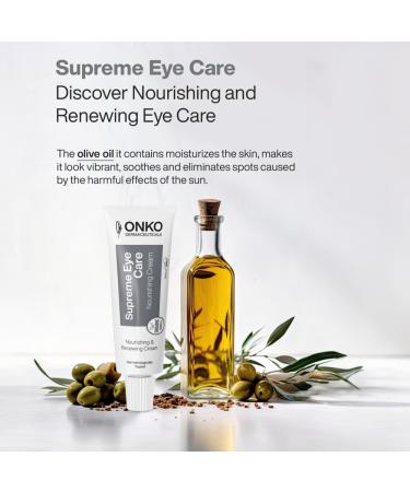 ONKO DERMA'CEUTICALS Nourishing Eye Cream Hyaluronic Acid Retinol Moisturizer Spot Treatment Dark Spot Correcting Radiance Serum Blemish Cleanser 15 ml - Buy Online on GoSupps.com