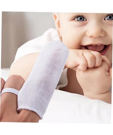 Anneomas 18-Piece Gauze Fingerlings Tools for Toddlers | Rubber Milk Stain Cleaning for Kids | Essential One-Way Finger Bed - Buy Online on GoSupps.com