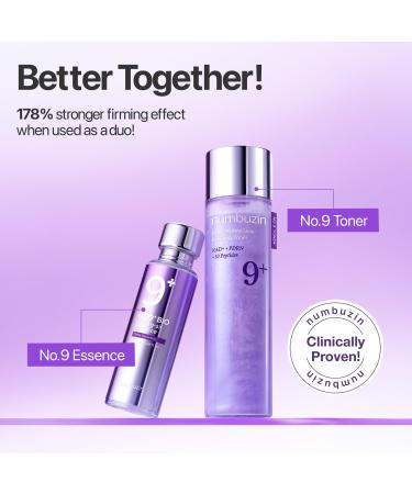 numbuzin No.9 NAD+ Bio-Lifting Trio | Complete Firming & Wrinkle Care Set with Toner Essence & Eye Cream - Buy Online on GoSupps.com