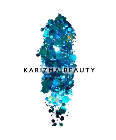 KARIZMA BEAUTY Mermaid Chunky Glitter 30g Jar - Festival Cosmetic Glitter for Face, Body, Hair & Nails - Buy Online on GoSupps.com