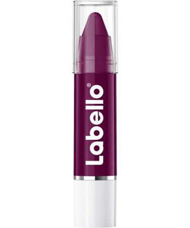 Beiersdorf LABELLO Crayon Black Cherry Lipstick 4 pieces lip balm for color and moisture enriched with natural oils color burgundy - Buy Online on GoSupps.com