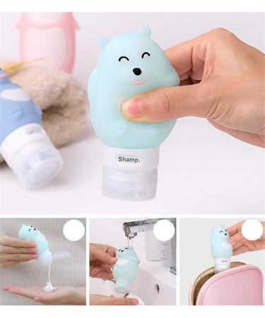 Chseo Silicone Travel Bottles Set - 4 Pack | Leak-Proof Containers for Cosmetics Liquids Shampoo & Lotion | Perfect for Travel - Buy Online on GoSupps.com