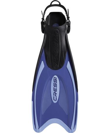 Cressi Palau Snorkeling Fins - Adjustable Long Blade Flippers for the Whole Family - Made in Italy - Blue/Azure M/L | US Men 8.5-11 | US Women 9.5-12 | EU 41-44 - Buy Online on GoSupps.com