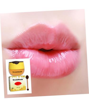 Beavorty Moisturizing Lip Mask Honey Lip Balm Lip Moisturizing Mask Sleeping Lip Mask Overnight Lip Mask Night Mask Lip Care Pads Mask for Women Lip Care Mask Month Lips Miss - Buy Online on GoSupps.com