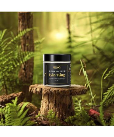 KXNG Cosmetics Body Butter - Organic Moisturizer for Men | Raw Shea Cocoa & Mango Butters | All Skin Types | Dry Skin Relief - Buy Online on GoSupps.com