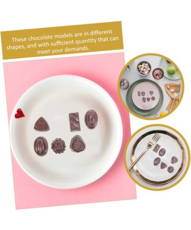 STOBAZA 6pcs Simulation Chocolate Egg Noodles Food 3d Pvc Black 3.9X2.8X1.8CM - Buy Online on GoSupps.com