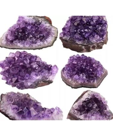 60G-80G Natural Crystal Raw Amethyst Rough Purple Quartz Cluster for Fengshui 1PC Feng Shui Decoration Home Goods - Buy Online on GoSupps.com