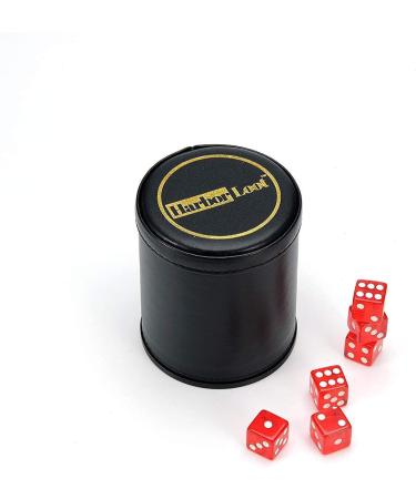 Harbor Loot Red Dice Shaker Cup with Matching Set of 6 Translucent Dice - Buy Online on GoSupps.com
