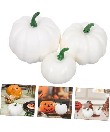 Ciieeo 30 Pcs Foamy White Pumpkin Models Decor Simulation Mini Pumpkin Fake Mini Pumpkins Faux Mini Pumpkins Halloween Supplies Simulation Pumpkin Simulation Halloween Pumpkin Whitex5pcs 8.5x7.5cmx5pcs - Buy Online on GoSupps.com