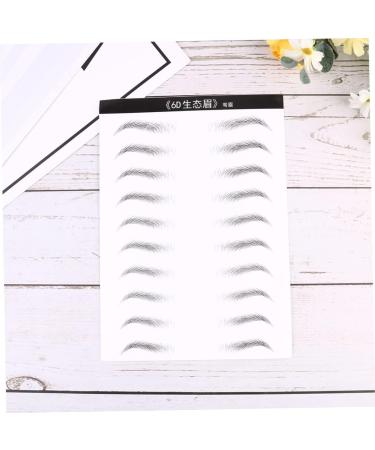 Ipetboom 4 Sheets Simulation Eyebrow Eyebrowsb Artificial Eyebrow Patch Eyebrow Stickers Hair Makeup Tools 6d - Buy Online on GoSupps.com