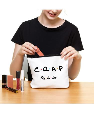 Friends Theme Natural Reusable Makeup Bag - Eco-Friendly Gift for Best Friends - Buy Online on GoSupps.com