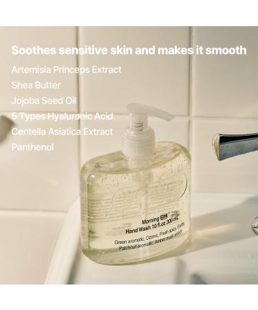 Pleuvoir Morning Soil Hand Wash 10 fl.oz | Moisturizing & Vegan | Cruelty-Free for Sensitive Skin | Amber Musk & Woody Scent - International Shipping Available - Buy Online on GoSupps.com
