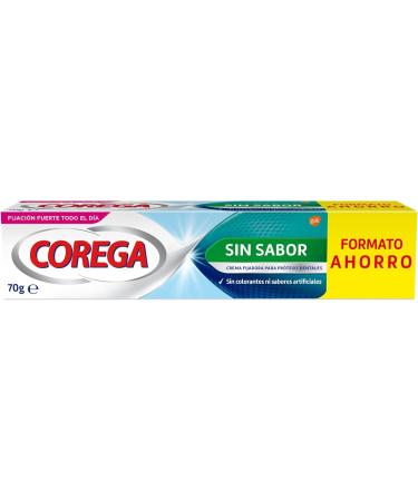 COREGA EXTRAFUERTE 70 GRAMOS SIN SABOR Blanc 70 g (Pack of 1)
