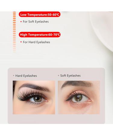 Aussido Heated Eyelash Curler Rechargeable Electric Lash Curler with Smart Color Changing Silicone Heating Pads 2 Temperature Modes (White) - Buy Online on GoSupps.com
