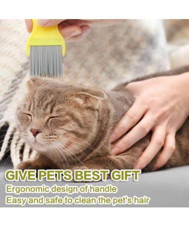 Aoche Pet Comb - 3 Pack Flea Comb & Tear Stain Remover for Dogs and Cats - Buy Online on GoSupps.com