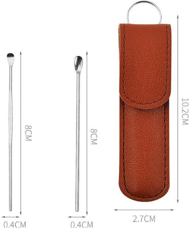 Narvei 6 Pcs Ear Wax Removal Tool Set - Stainless Steel Earwax Remover Kit with Storage Bag - Safe & Reusable Ear Cleaner for Kids & Adults - Buy Online on GoSupps.com