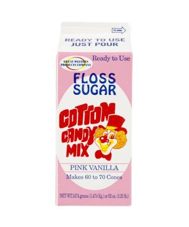 Perfectware - PS-Pink Floss-1 Ct Pink Vanilla Floss Sugar-1 Carton