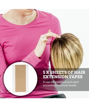 Beaupretty 6 Sheets Double-sided Tape Wig Adhesive Tape Hair Extensions Wig Tape Double Sided Tape for Hair Extensions Wigs Adhesive Hair Extension Tapes Hair Extensions Tapes Replace Suite - Buy Online on GoSupps.com