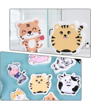 Multipurpose Sponge Cleaner Heavy Duty No Scratch Dishwashing Sponge Cartoon Tiger Scrub Sponge Suitable for Kitchen and Bathroom - Buy Online on GoSupps.com
