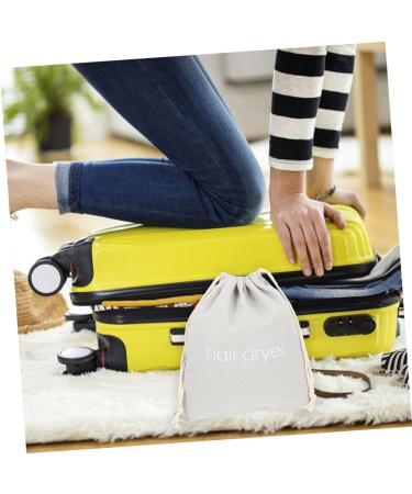 Angoily 2pcs Hair Dryer Storage Bag Duffle Bag for Travel Hair Dryer Bag Travel Guest Room Supplies Dust Bag 33.00X30.00X0.50CM As Shown - Buy Online on GoSupps.com