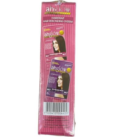 AHGLOW Hair Rebonding Set Permanently Straight Extra Strength Formula set 165g - Buy Online on GoSupps.com