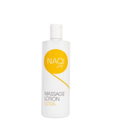 NAQI - Ultra Massage Lotion - for Deep Tissue Massage Therapy - Long-Lasting and Hypoallergenic - for Professional and Personal Use - Paraben-Free - Dermatologically Tested - 500 ml 500 ml (Pack of 1) Multicolor